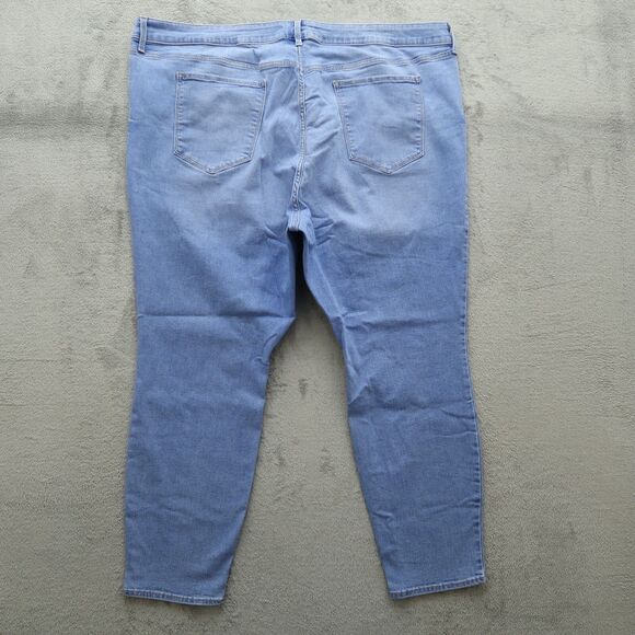 Old Navy Jeans Women's 28 Plus Blue High-Rise Rockstar Super Skinny 29" Inseam - Picture 9 of 15
